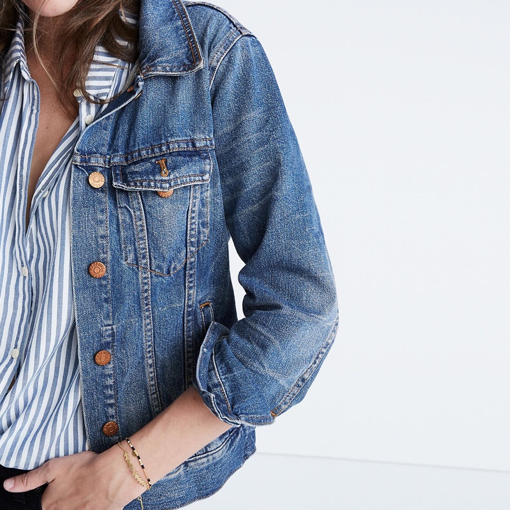 Madewell • The Jean Jacket in Pinter Wash - Picture 2 of 8